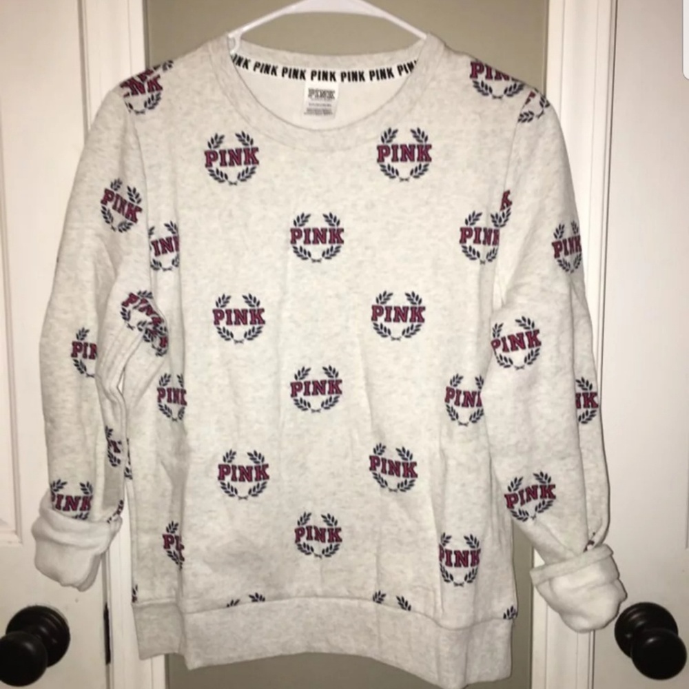 VS pink logo crew